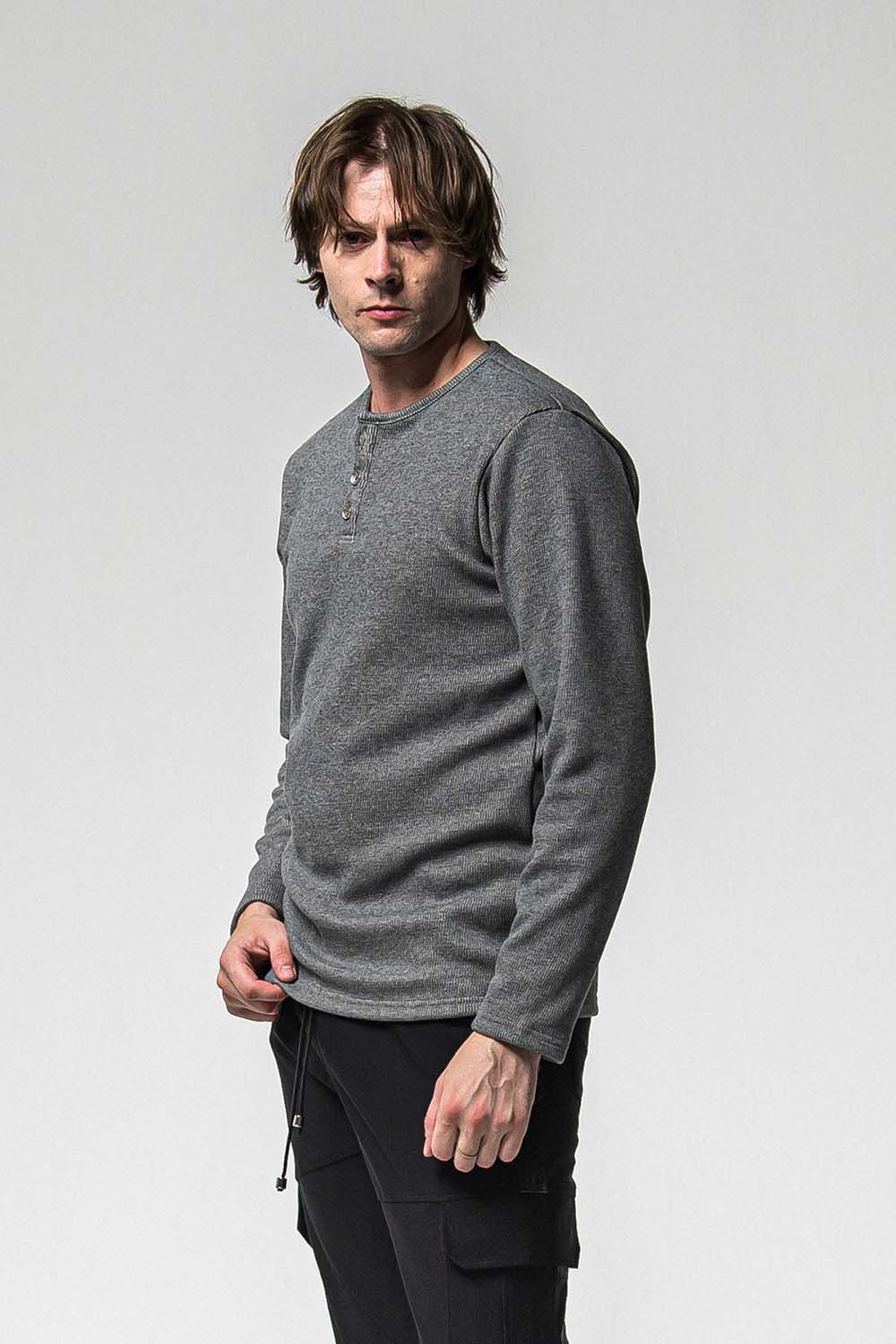 VELOURS FLEECE THERMAL HENRY / ベロア フリース サーマル ヘンリーネック