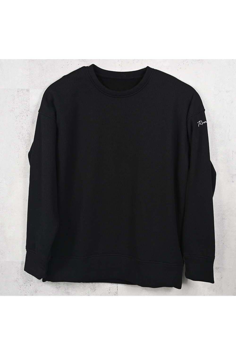VELOURS FLEECE THERMAL LOOSE TRAINER / ベロア フリース サーマル ルーズ トレーナー