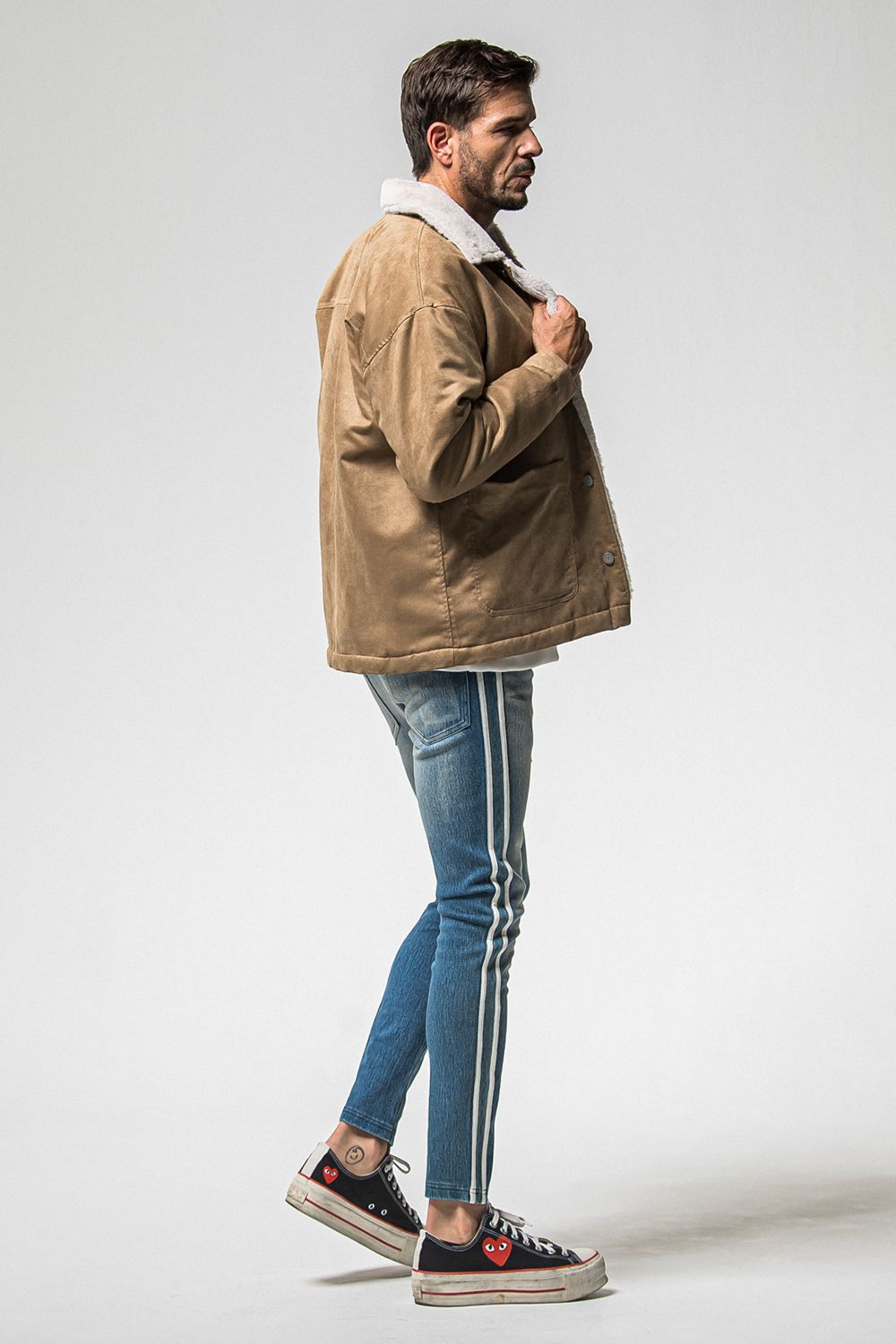 SUEDE FUR COVER ALL / スウェード ファー カバーオール