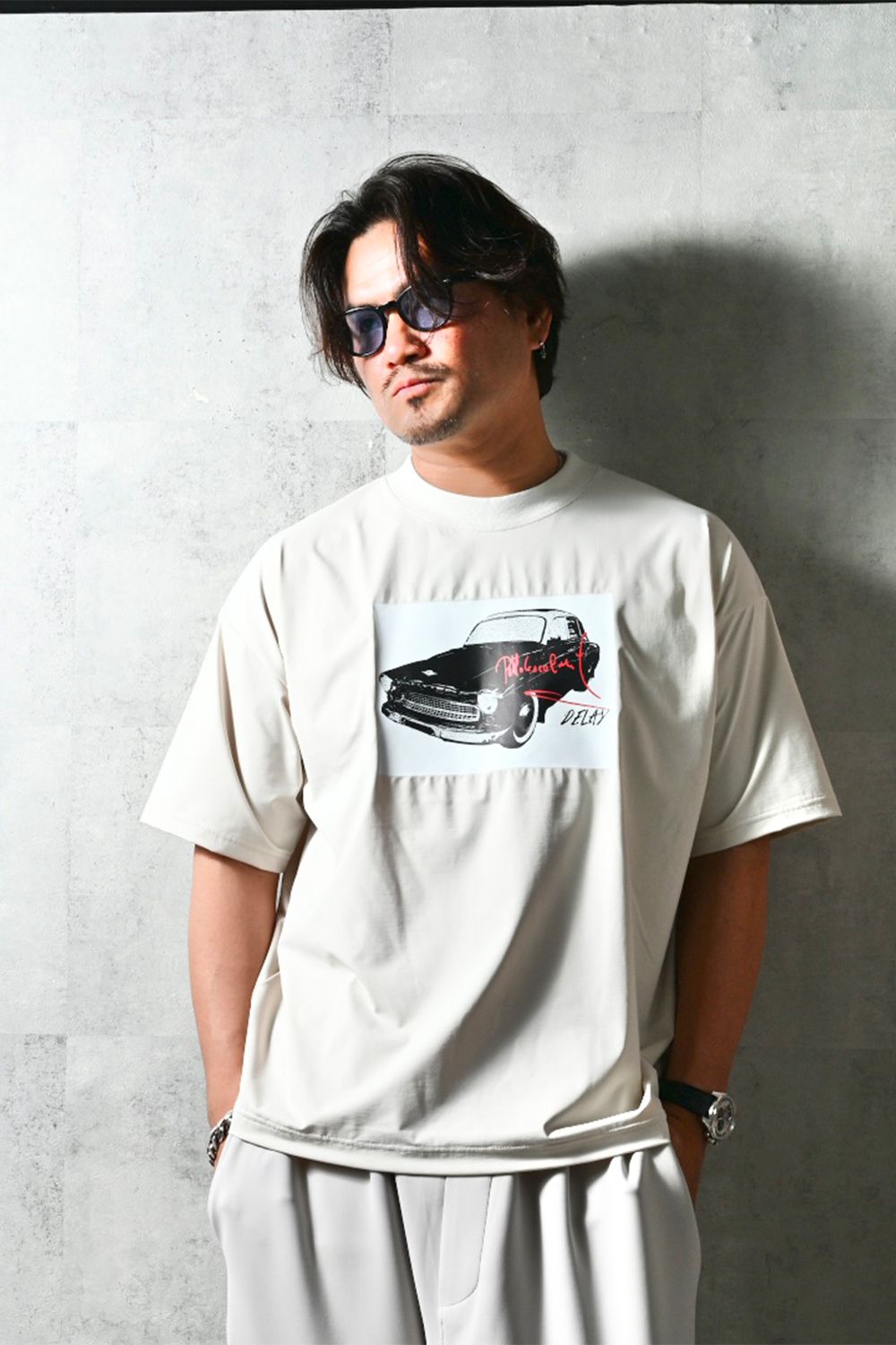 car overnylon T / ナイロン オーバーサイズTシャツ