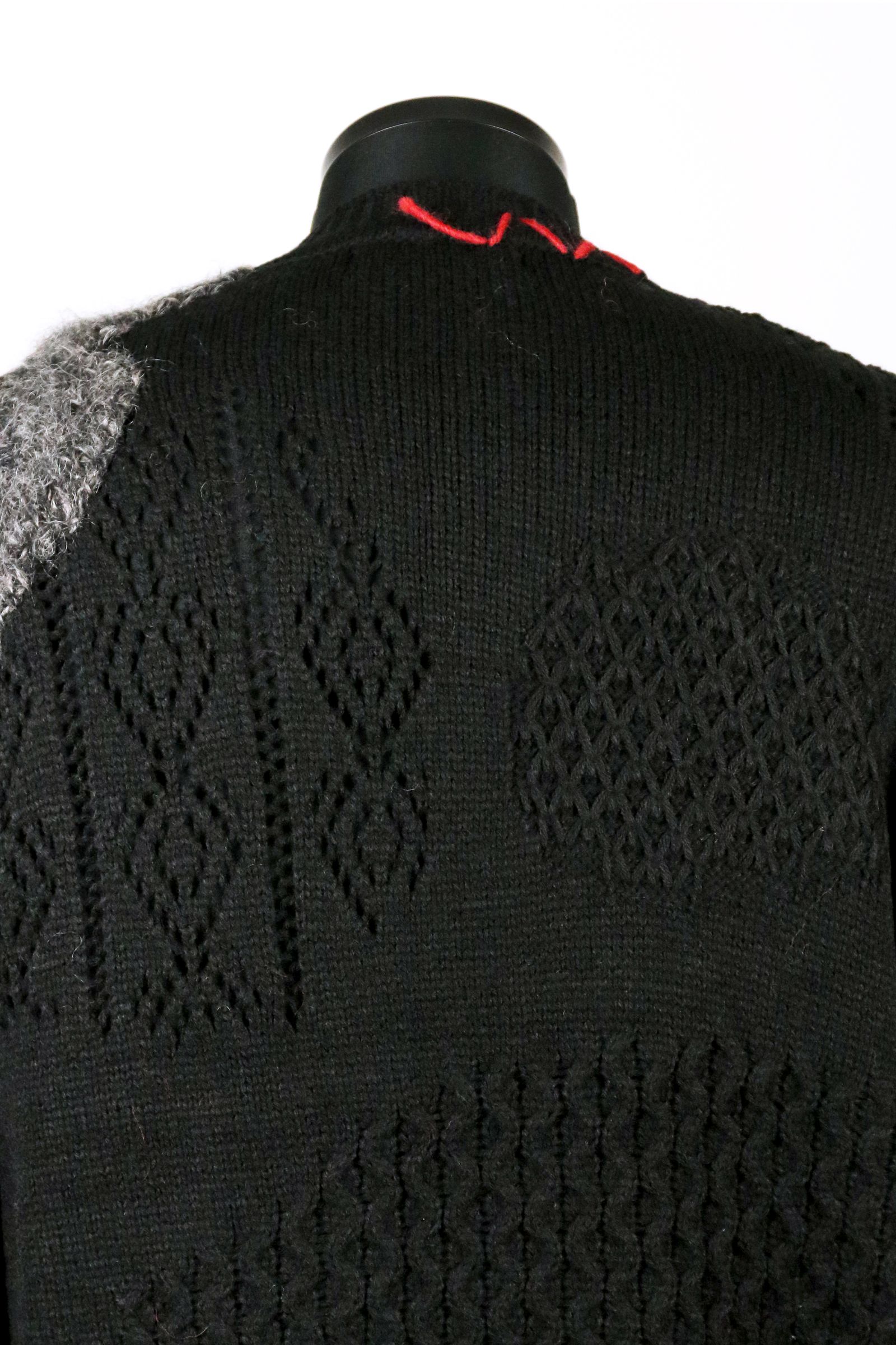 Mixed fur knit P/O / ミックス ファー ニット プルオーバー