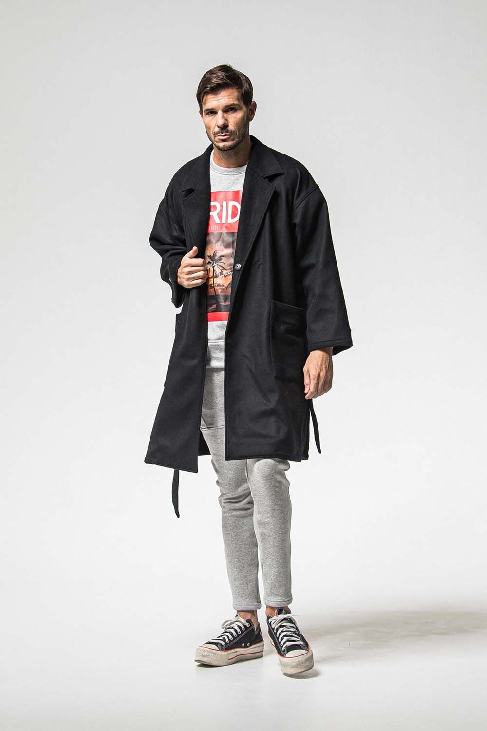 GOWN OVER COAT / オーバーサイズ ガウン コート
