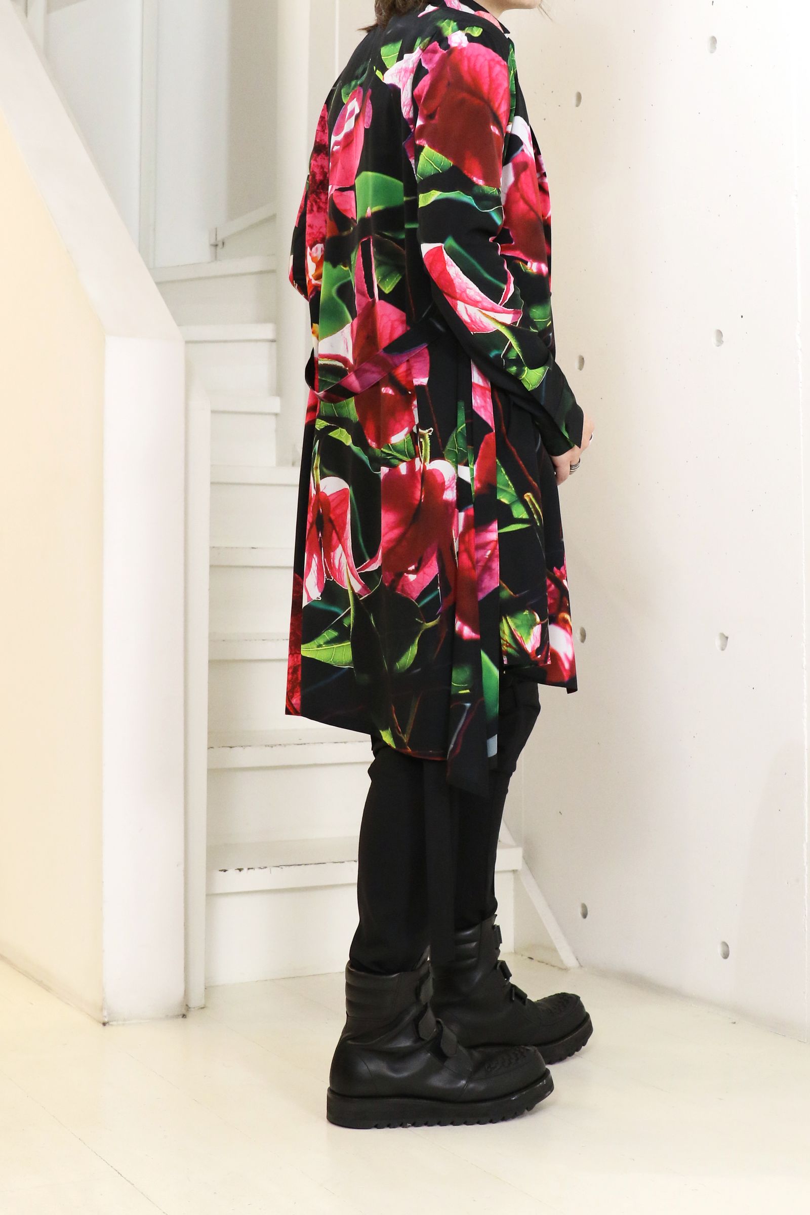 Eco Decine Bougainvillia Flare Shirt / ブーゲンビリア フレアシャツ