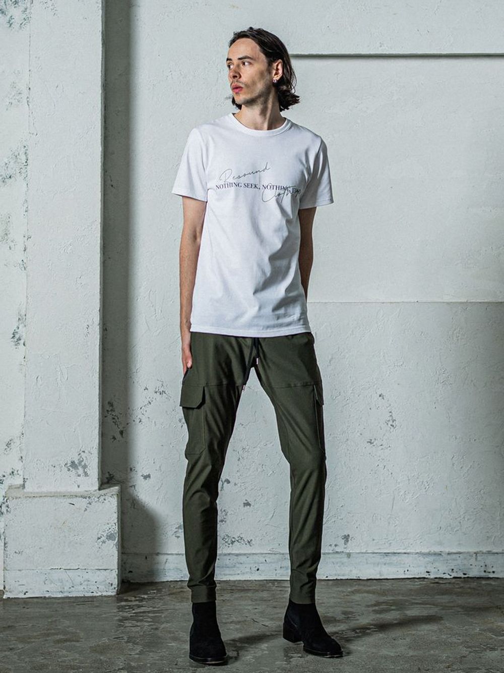 RESOUND CLOTHING | NSNF BASIC TEE・・・ルーズシルエットのNSNF LONG SLEEVE TEE