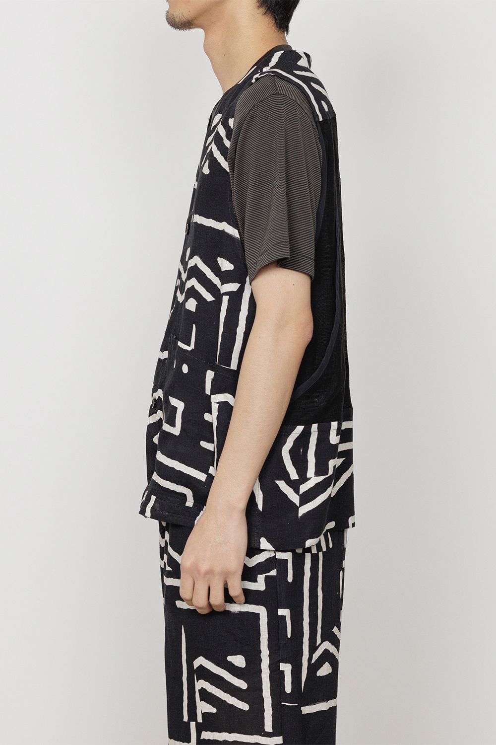 LINEN TROPICAL FIELDMAN VEST / リネントロピカル フィールドマンベスト