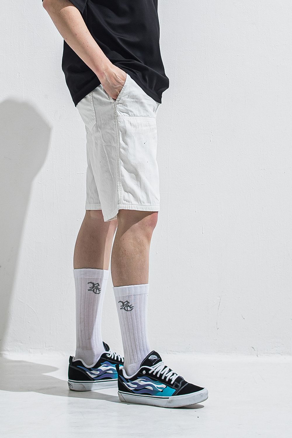 DOUBLE KNEE SHORTS / ダブルニー ショーツ