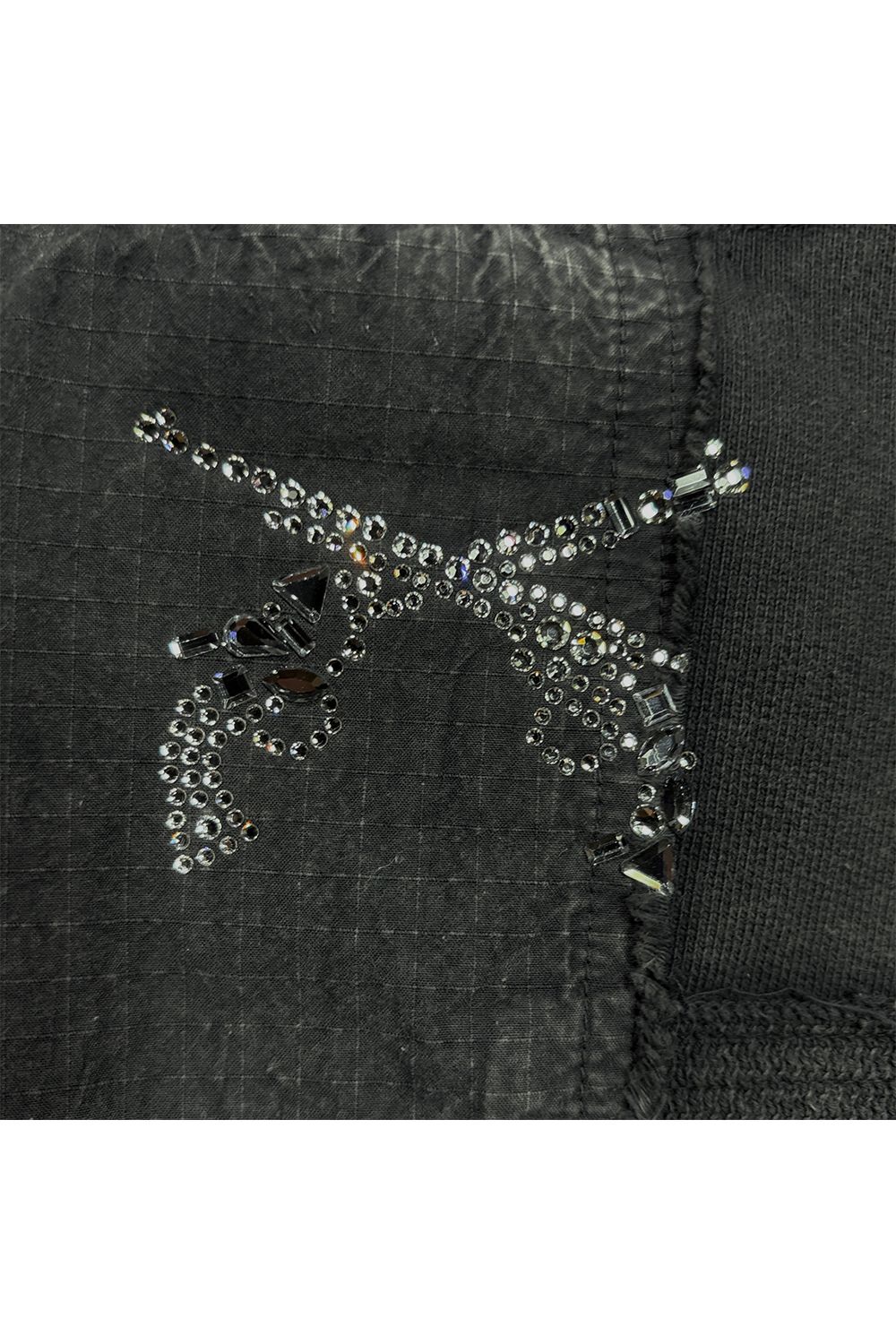 PATCHWORK SWEAT CRY / パッチワーク スウェット / クリスタル