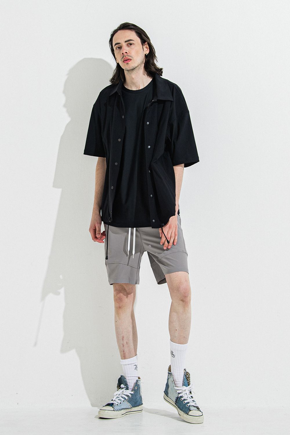 NYLON HALF COACH JACKET / ナイロン ハーフ コーチジャケット
