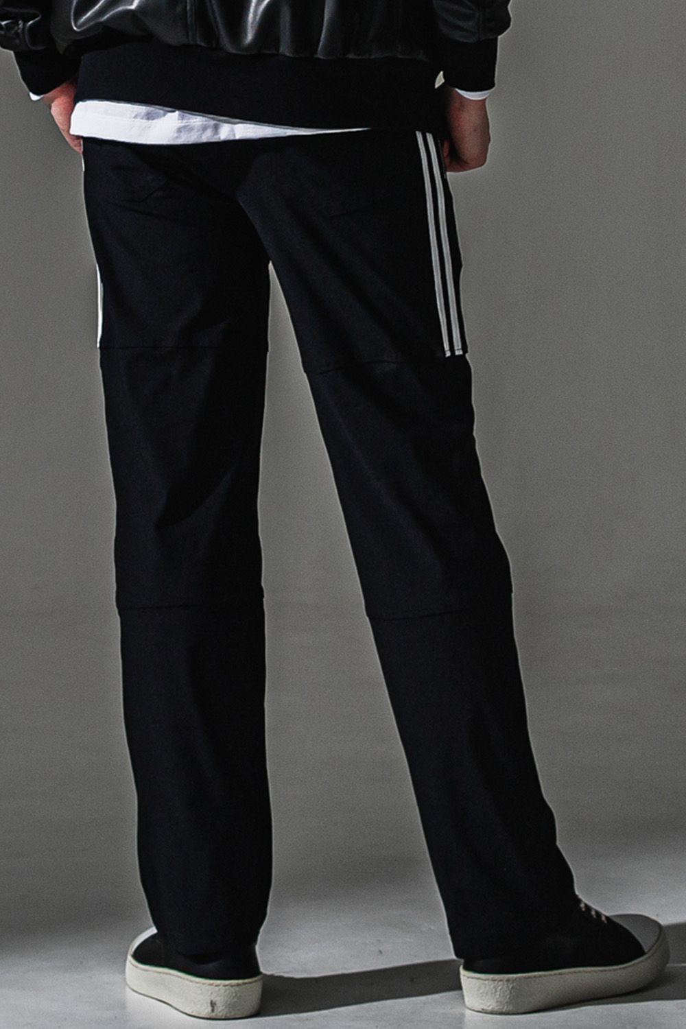 JOHNSON LINE NYLON WIDE PT / ジョンソン ナイロン ラインワイドパンツ