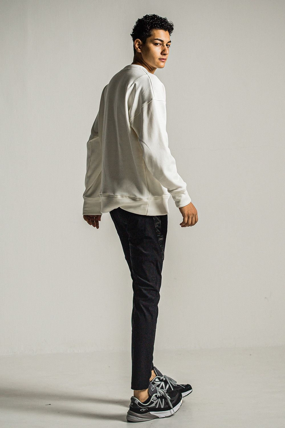RC CHENILLE VELOURS FLEECE DROP TRAINER / RC シェニール ベロア フリース ドロップ トレーナー