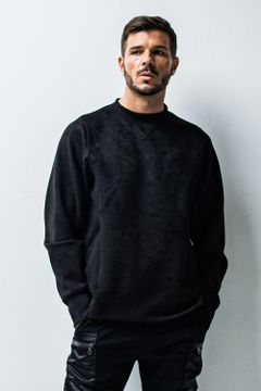 SUEDE JERSEY SOLID TRAINER / スエード ジャージ ソリッド トレーナー