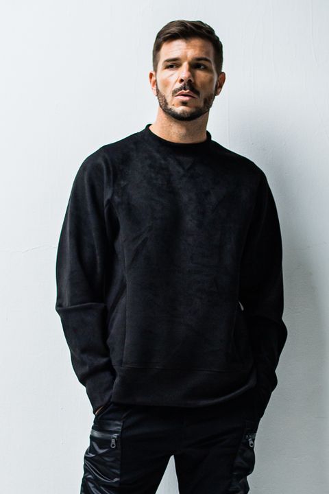 SUEDE JERSEY SOLID TRAINER / スエード ジャージ ソリッド トレーナー