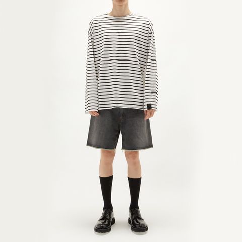 マリンテイストに、夏の冷房対策にもおすすめのボーダーT