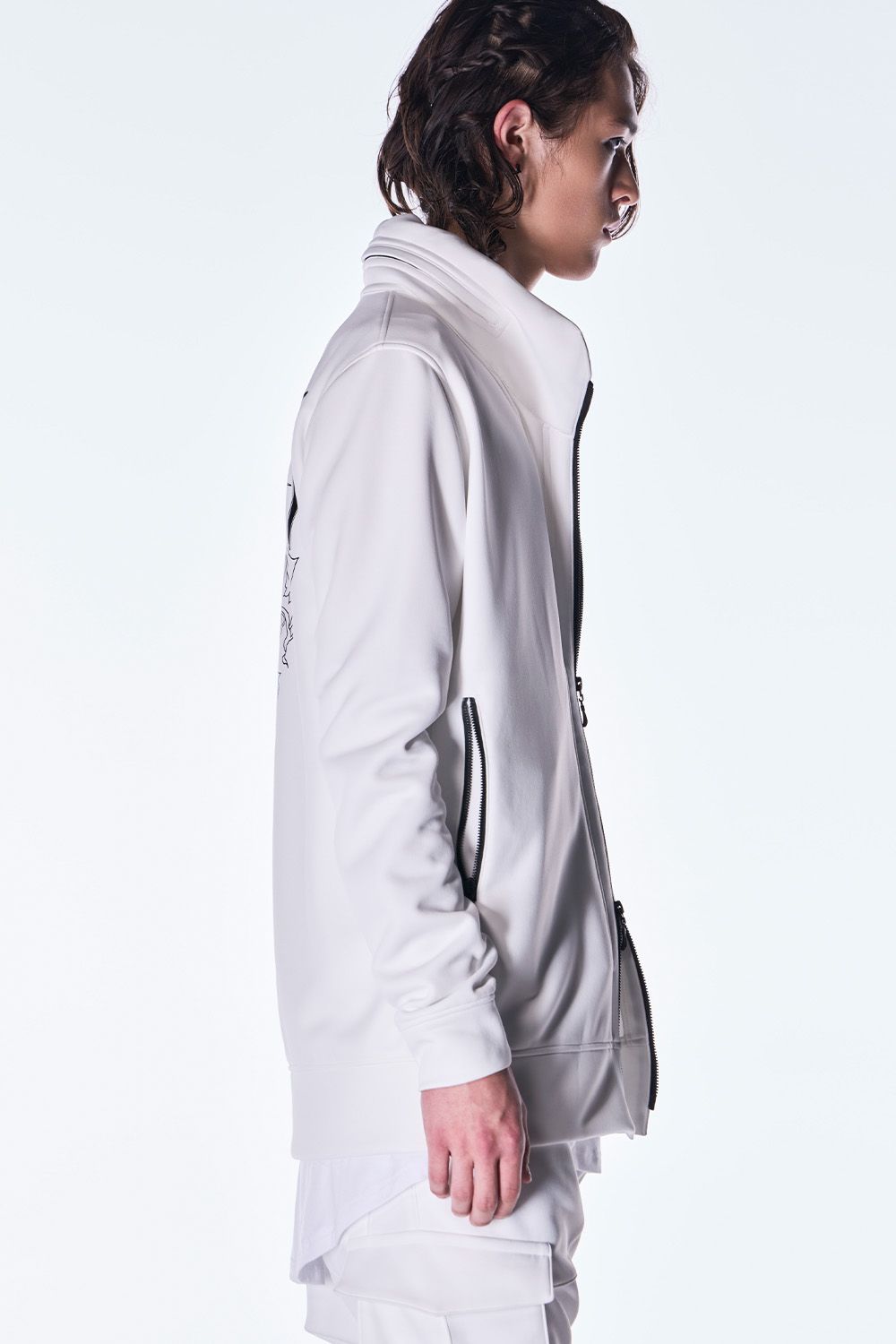 Double Knit Jersey Stand Collar Blouson / ダブル ニット ジャージ スタンドカラー ブルゾン