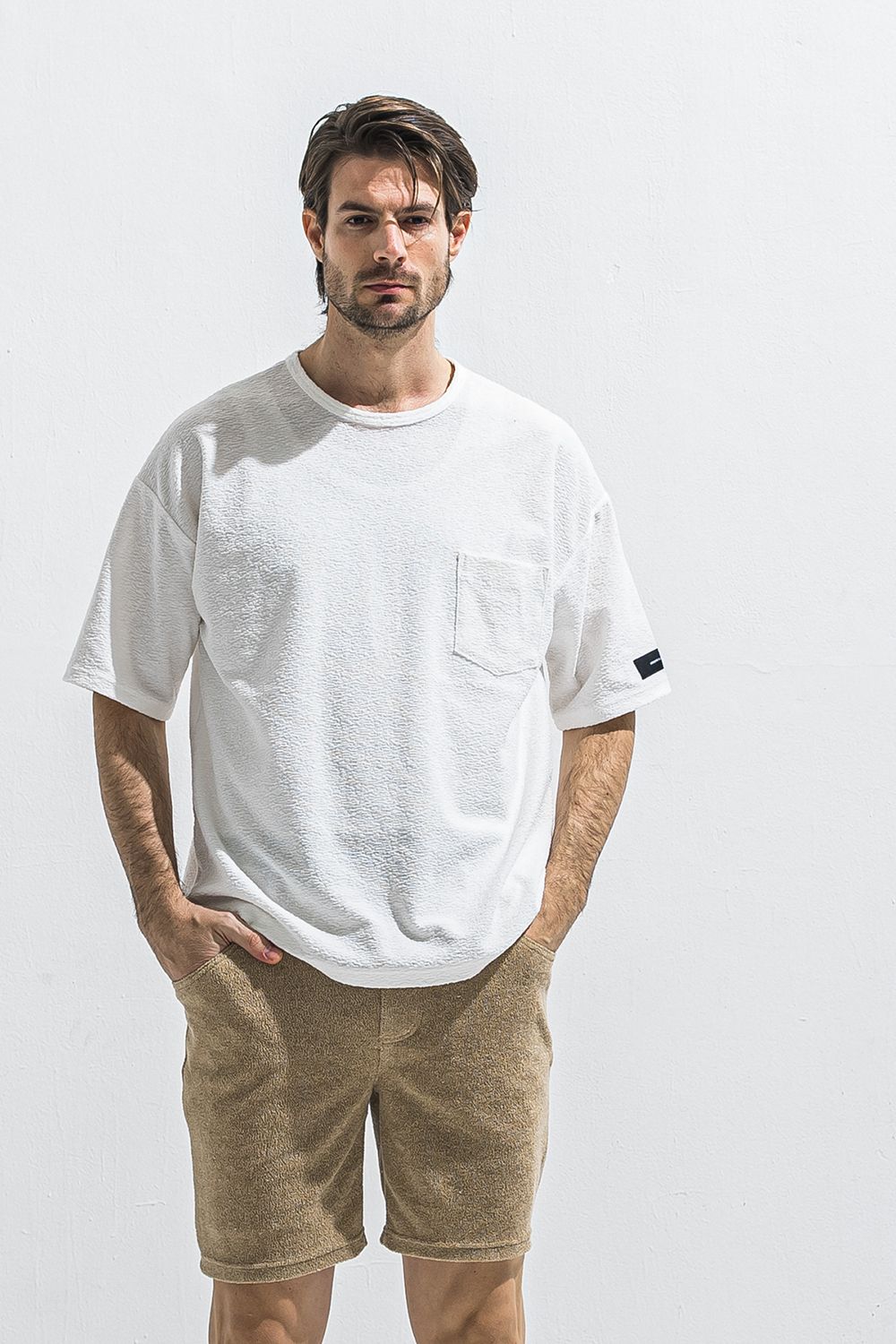 PILE OVER TEE / パイル オーバーサイズ ポケットTシャツ