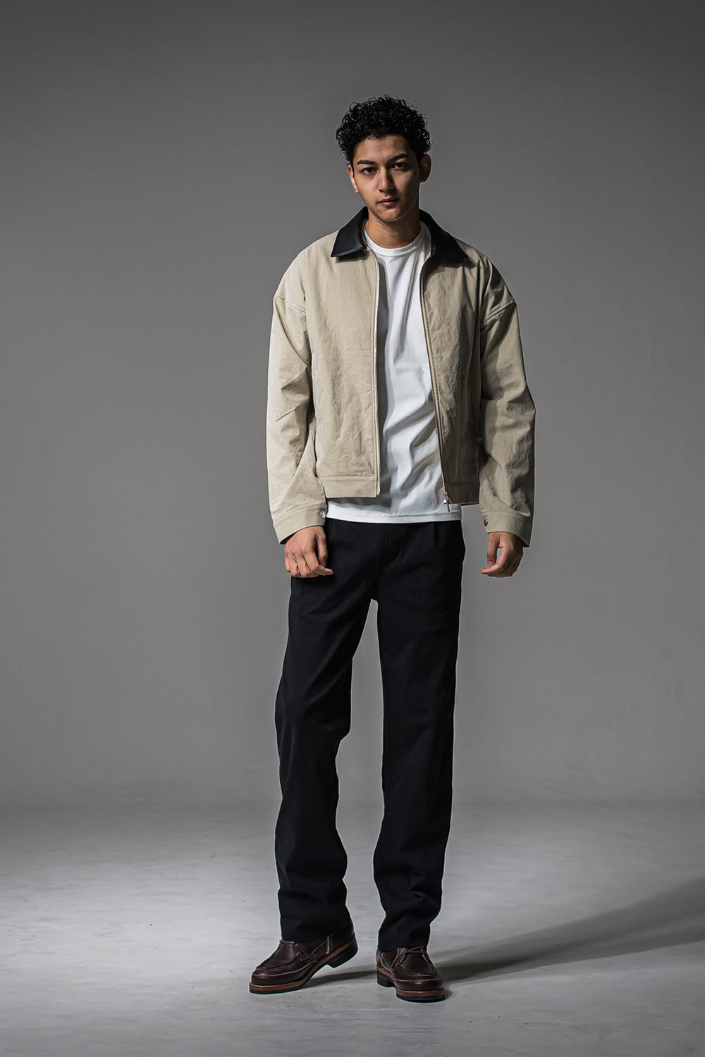 DENIM JERSEY WIDE PT / デニムジャージワイドパンツ