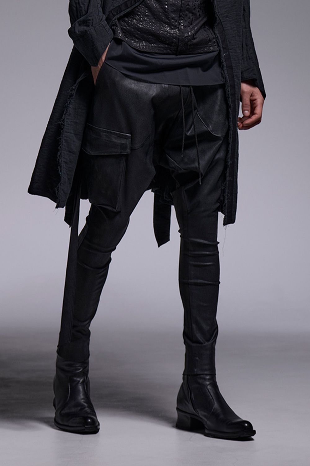 Coating High Tension Jersey Sarrouel Pants / コーティングハイテンションジャージー サルエルパンツ