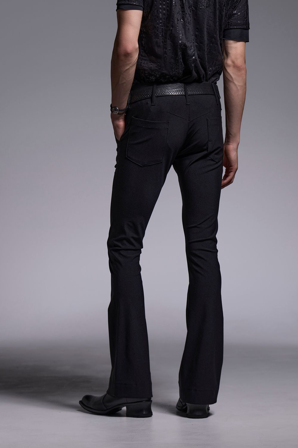 High Tension Jersey Flare Skinny Slacks / ハイテンションジャージー フレア スキニー スラックス