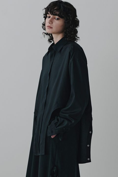 Multi-way snap button shirt / マルチウェイ スナップボタン シャツ