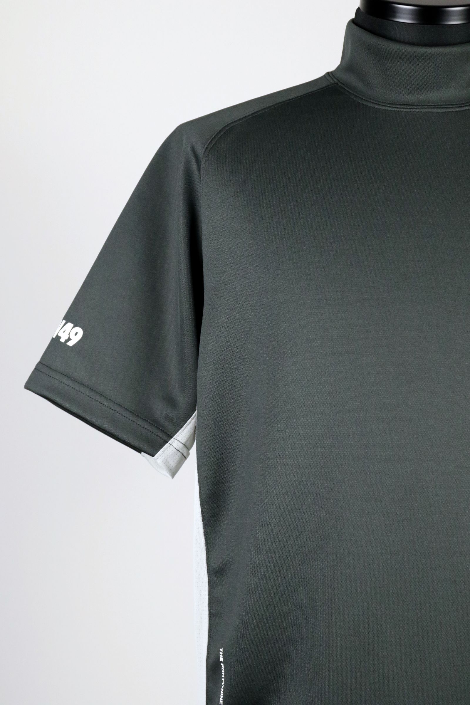 SIDE MESH MOCKNECK T / サイド メッシュ モックネック ティー