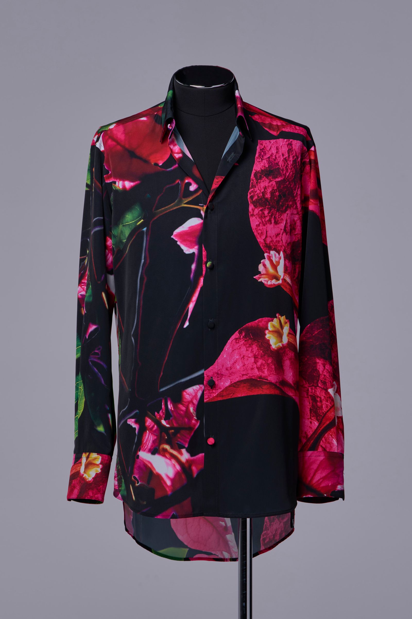 THE ONENESS ブーゲンビリアフレアロングシャツ M 新品 THE ONENESS - Eco Decine Bougainvillia Flare Shirt