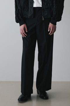 Tropical wool side buckle slacks / トロピカルウール サイドバックル スラックス