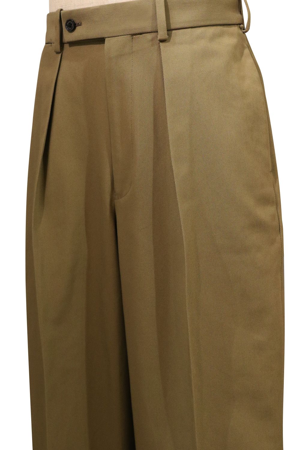 ORGANIC COTTON SURVIVAL CLOTH CLASSIC FIT TROUSERS / オーガニックコットン サバイバルクロス クラシック フィット トラウザーズ