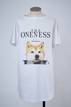 Organic Cotton French Sleeve T / Super Givers × THE ONENESS  犬猫保護活動チャリティー フレンチスリーブ Tシャツ