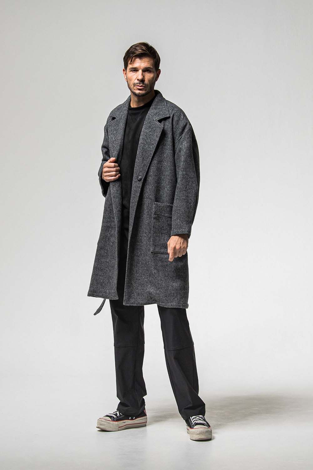 GOWN OVER COAT / オーバーサイズ ガウン コート