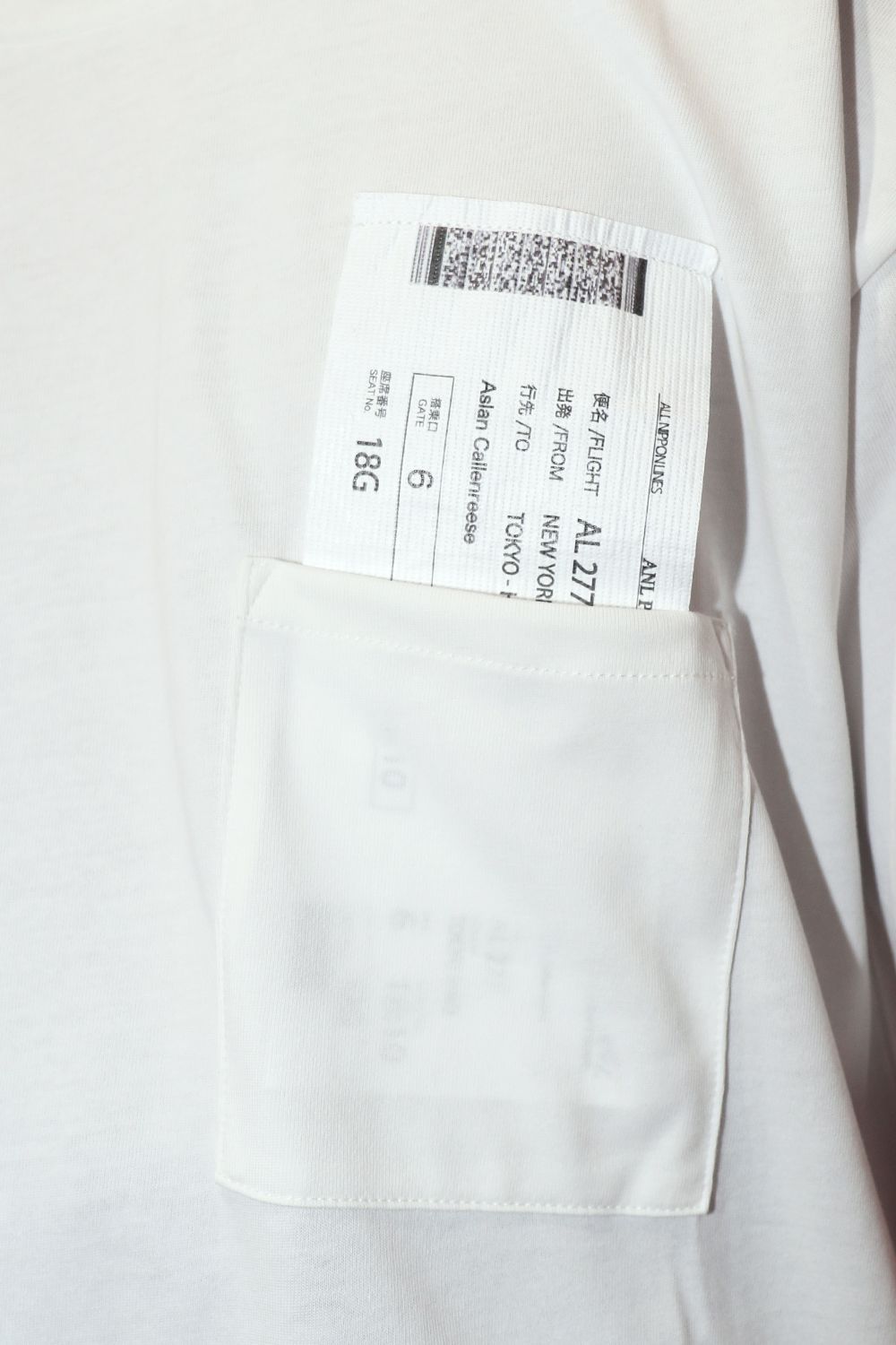 meagratia × BANANA FISH Boading Pass Tee / ボーディング パス ティー