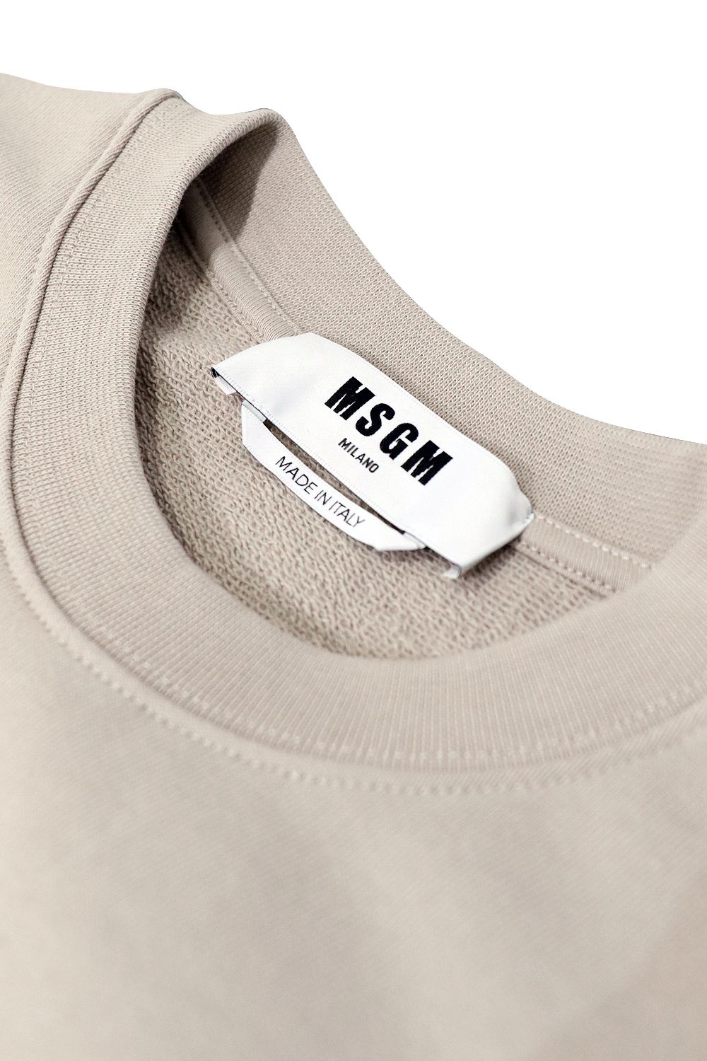 CREW NECK SWEATSHIRT With BRUSHSTROKE LOGO