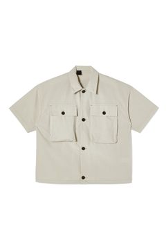 N.HOOLYWOOD COMPILE FLAP-POCKET HALF SLEEVE SHIRT / エヌハリウッド コンパイル フラップポケット ハーフスリーブ シャツ