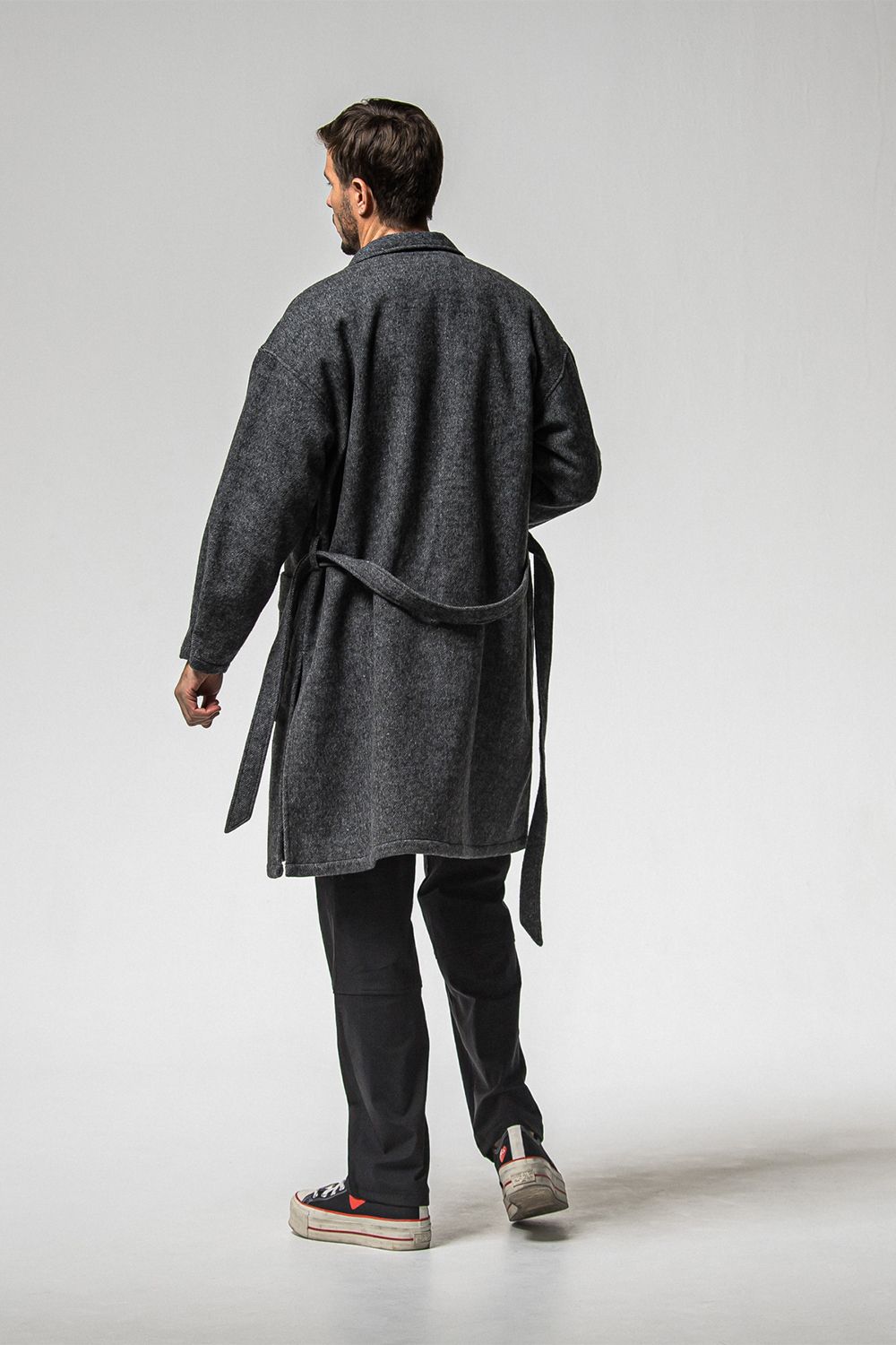 GOWN OVER COAT / オーバーサイズ ガウン コート