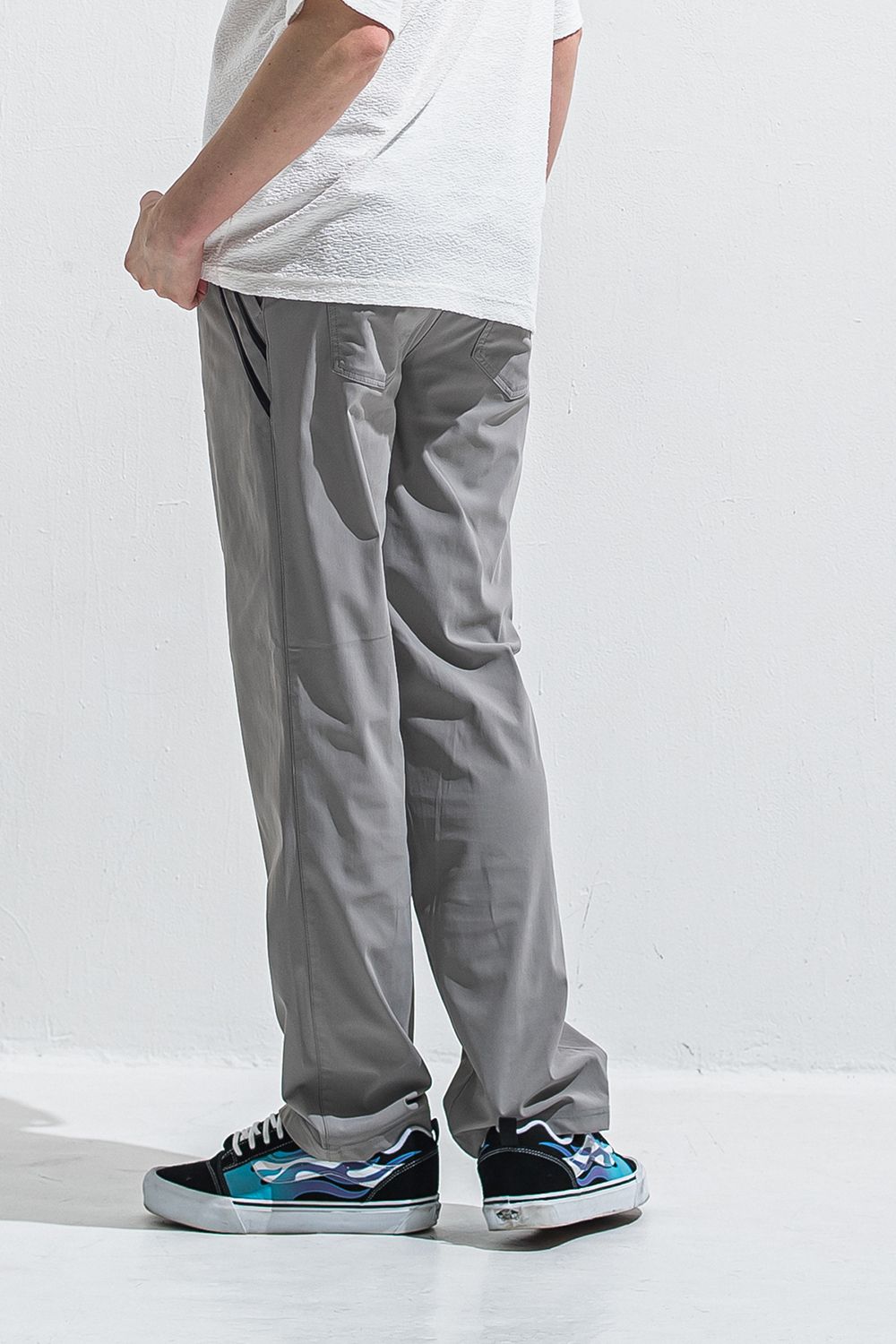 EDGE NYLON SEMI WIDE PT / エッジ ナイロン セミワイドパンツ