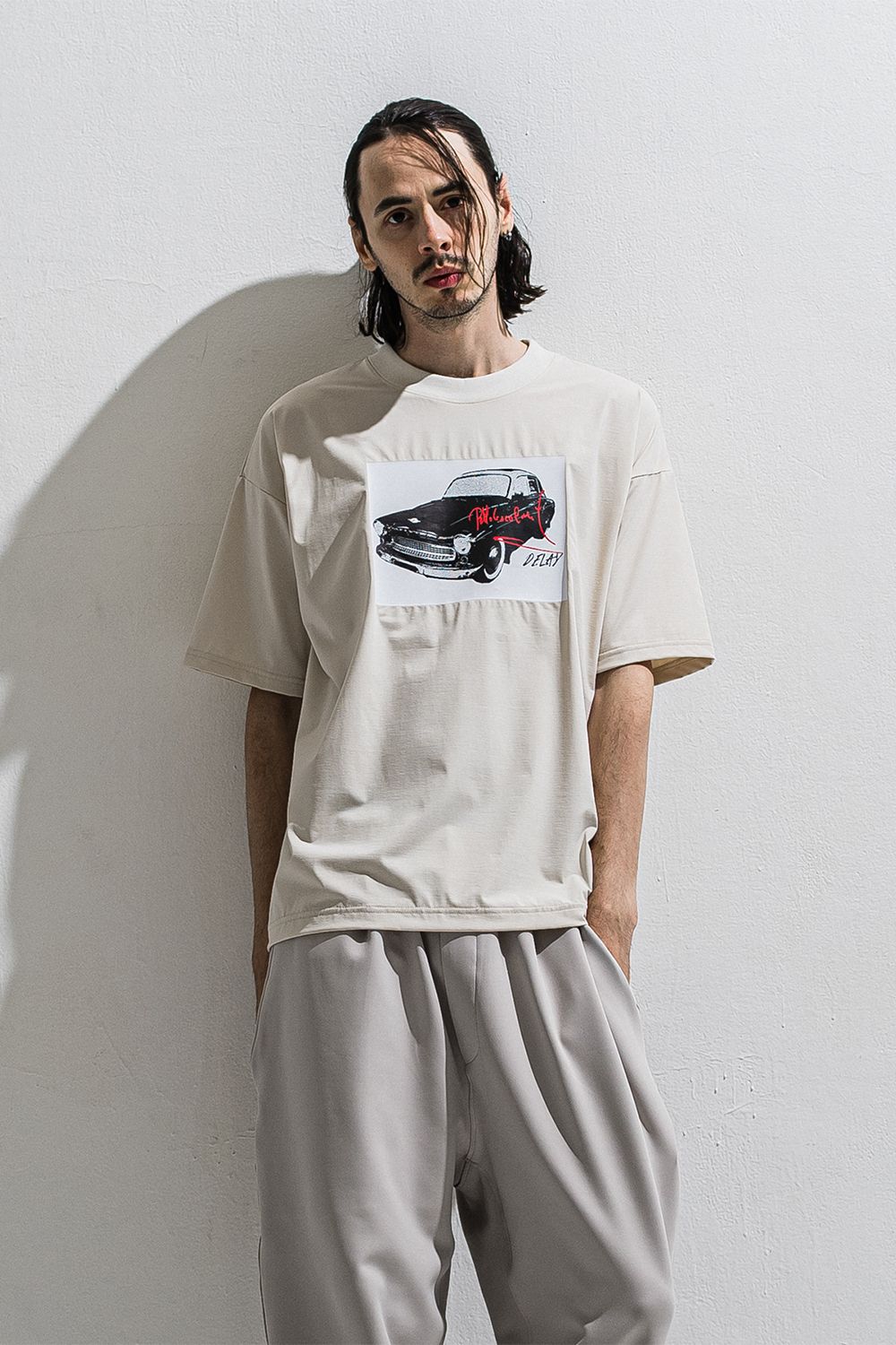 car overnylon T / ナイロン オーバーサイズTシャツ
