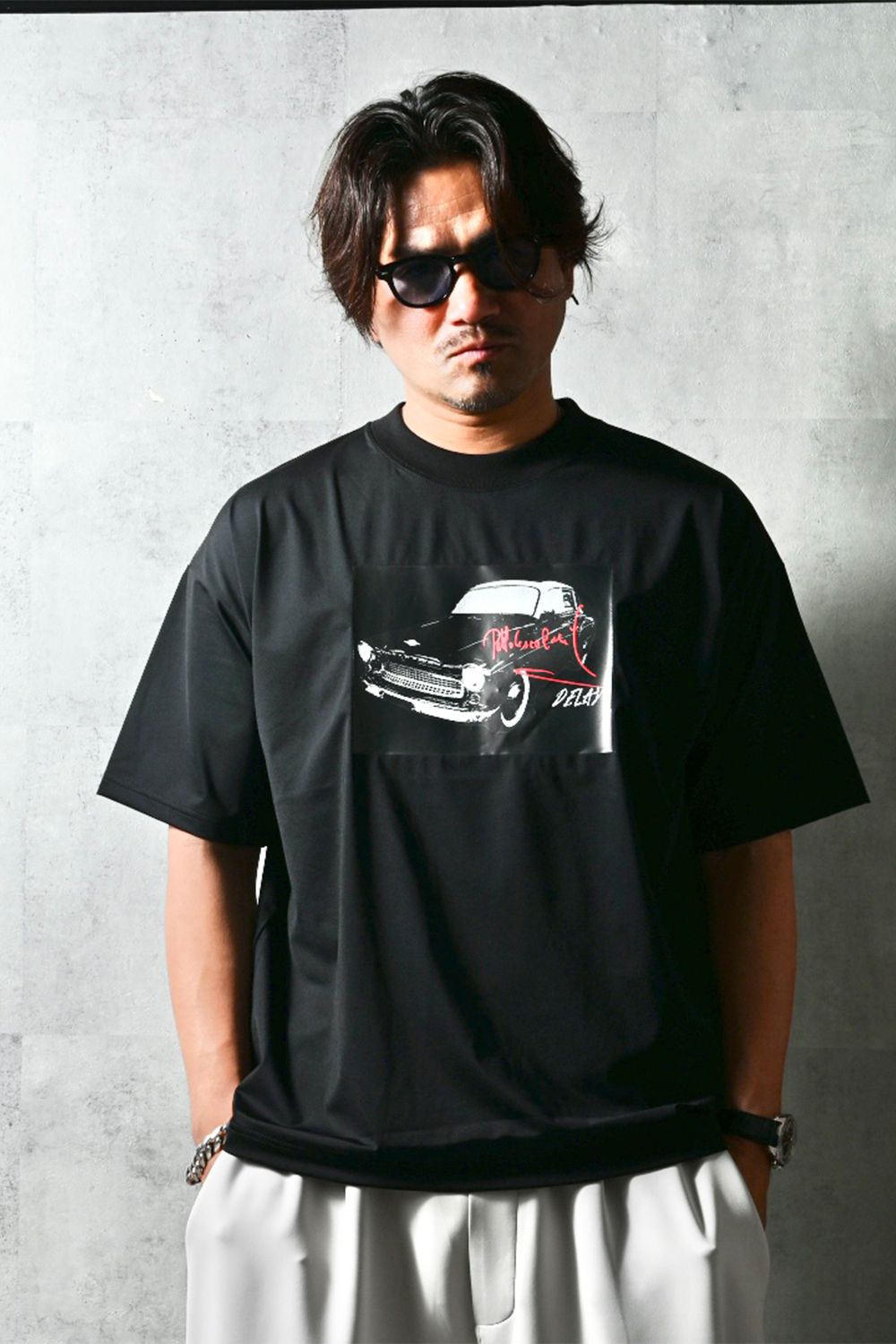 car overnylon T / ナイロン オーバーサイズTシャツ