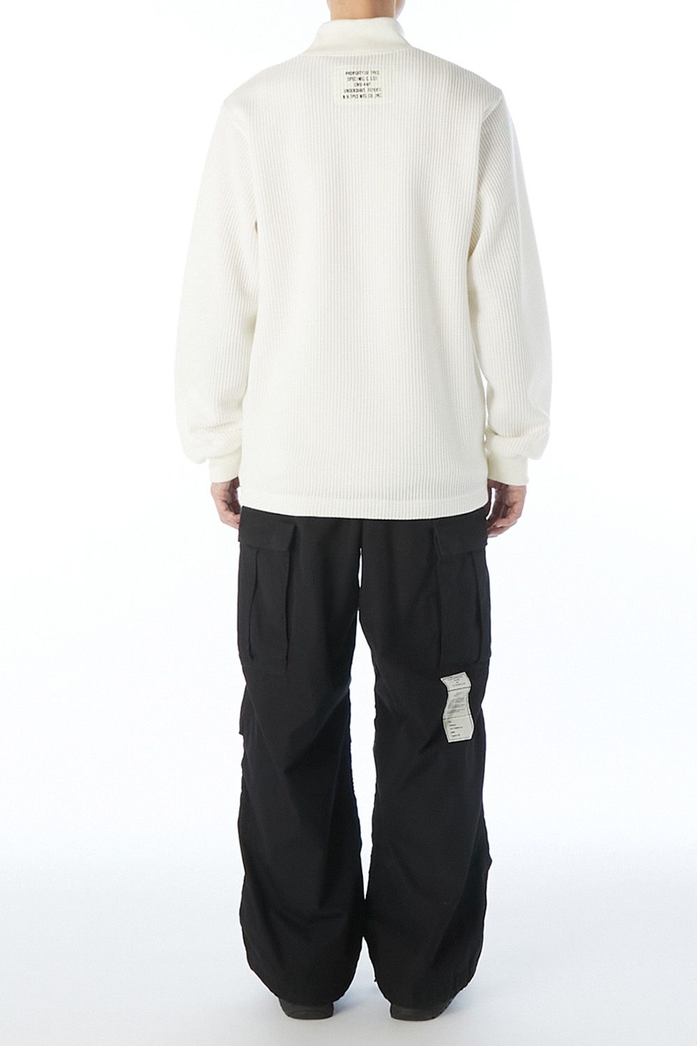 N.HOOLYWOOD TEST PRODUCT EXCHANGE SERVICE MOCK NECK LONG SLEEVE T-SHIRT / エヌハリウッド テストプロダクトエクスチェンジサービス モックネック ロングスリーブ