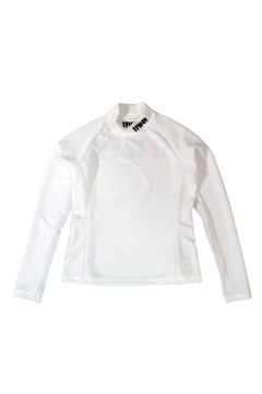 SLEEVE MESH MOCK NECK T  LADY'S  / スリーブ メッシュ モックネック ティー レディース