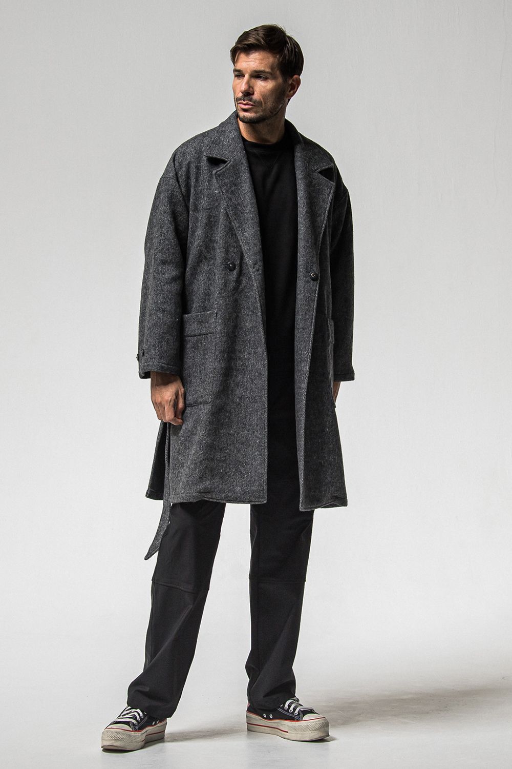 GOWN OVER COAT / オーバーサイズ ガウン コート