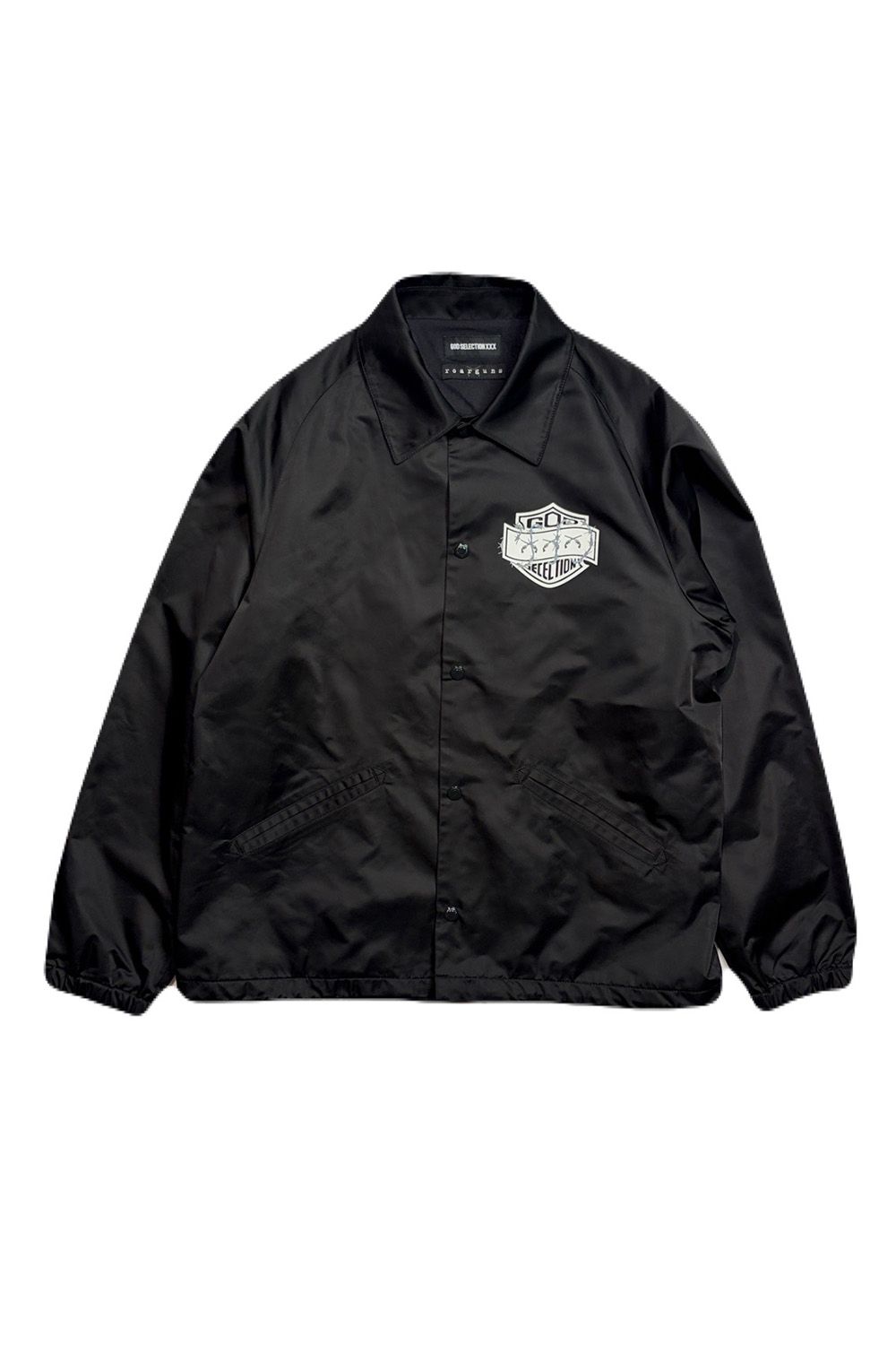 GOD SELECTION XXX × roarguns SQUARE LOGO COACH JACKET / ゴッドセレクション ロアーガンズ コラボレーション コーチジャケット