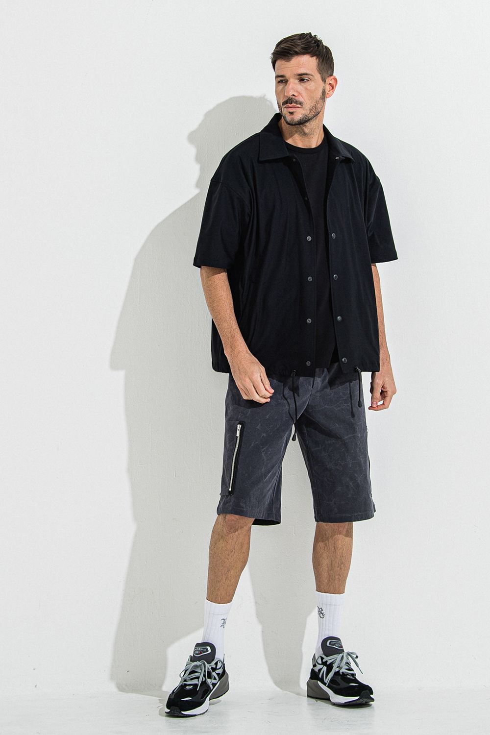 NYLON HALF COACH JACKET / ナイロン ハーフ コーチジャケット