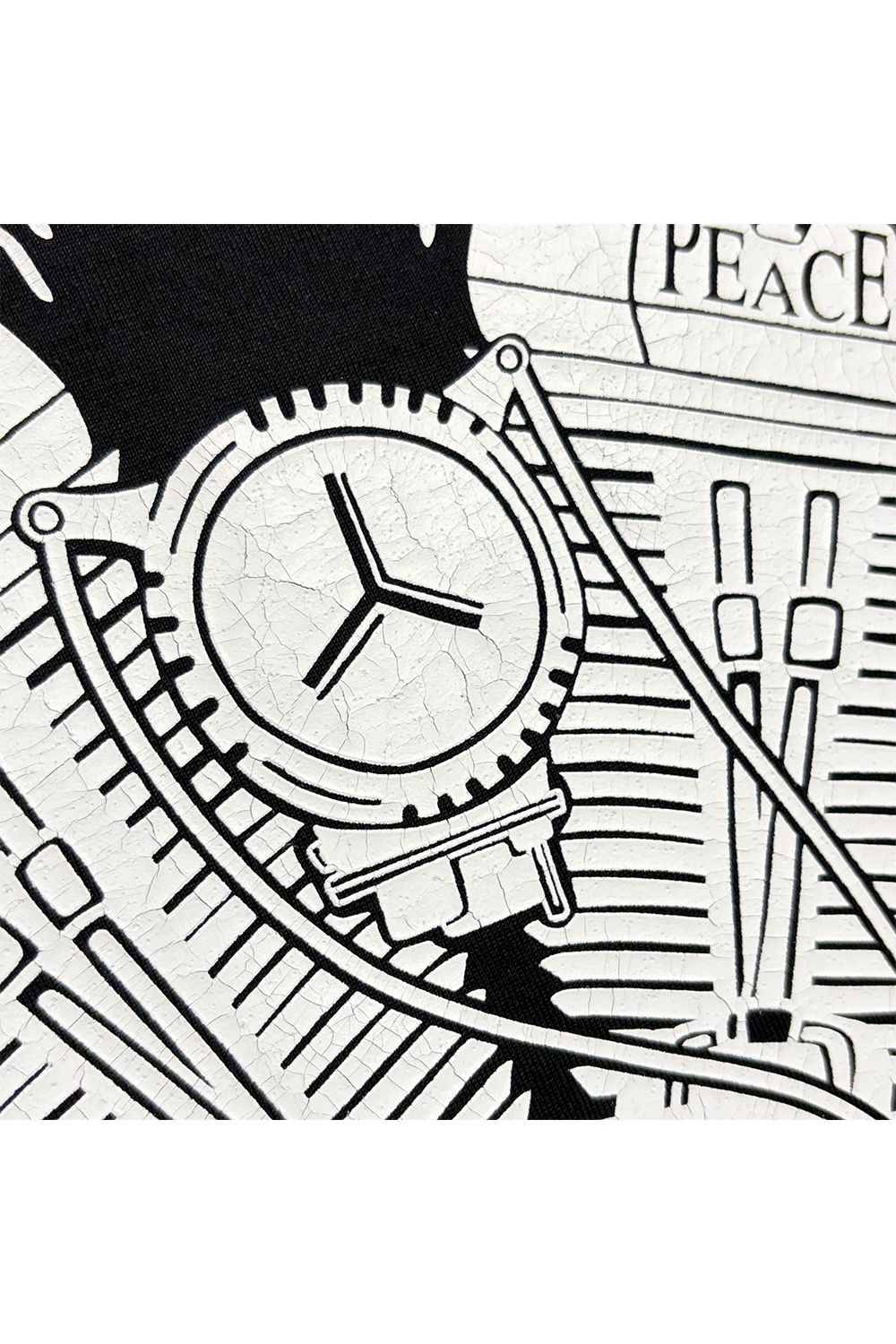 ORG/CO L/TEE ENGINE / オーガニックコットン エンジングラフィックプリント ロングスリーブ Tシャツ