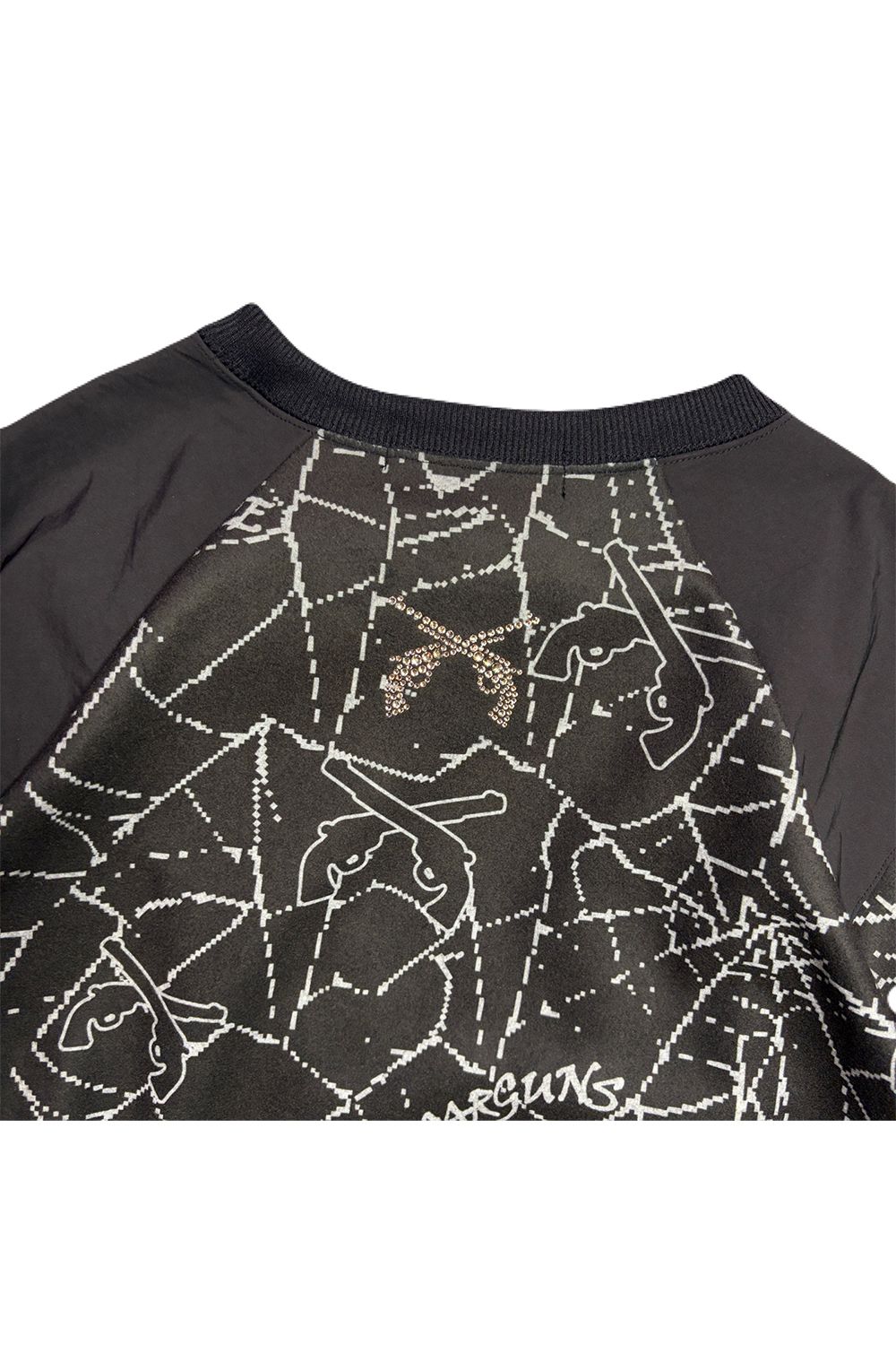 SPIDER PRINT T CRY / スパイダー プリント ロングスリーブ Tシャツ / クリスタルクロスガン