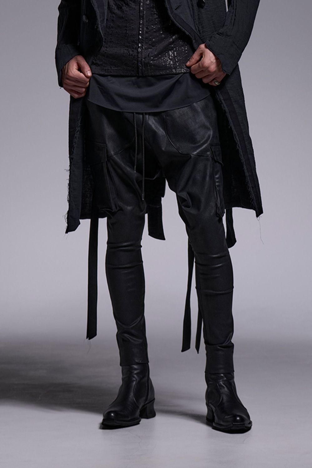 Coating High Tension Jersey Sarrouel Pants / コーティングハイテンションジャージー サルエルパンツ