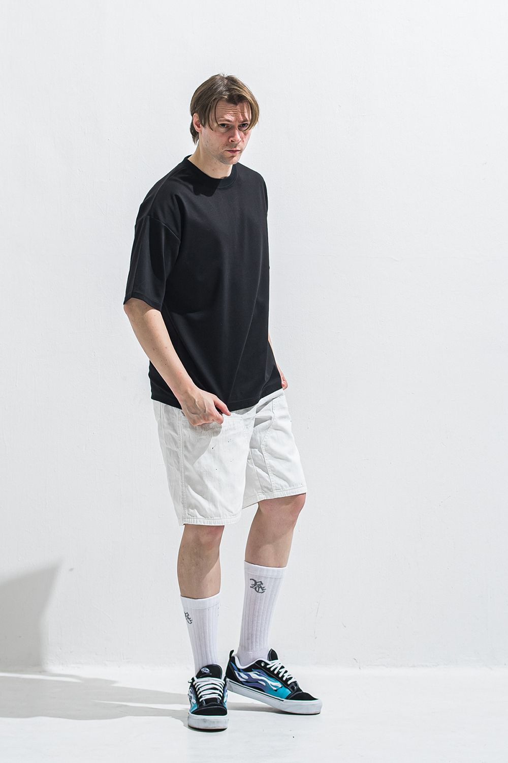 REV MESH OVER TEE / リバーシブル メッシュ オーバーサイズ Tシャツ