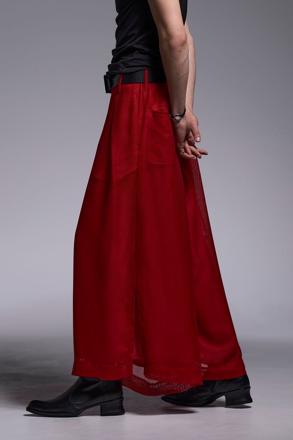 KARAMI Wide Tuck Slacks / カラミ ワイドタックスラックス