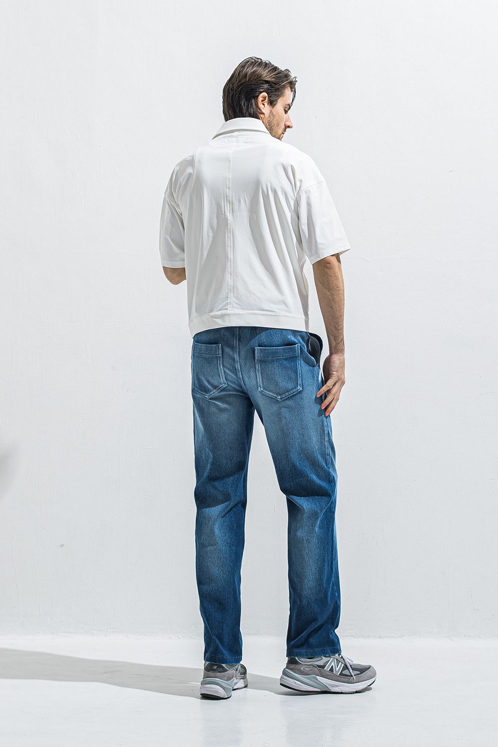 EDGE DENIM SEMI WIDE PT / エッジ デニム セミワイドパンツ