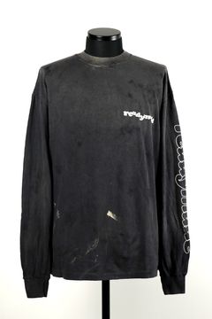 LS T-SHIRT DESTRUCTION / ロングスリーブTシャツ ディストラクション