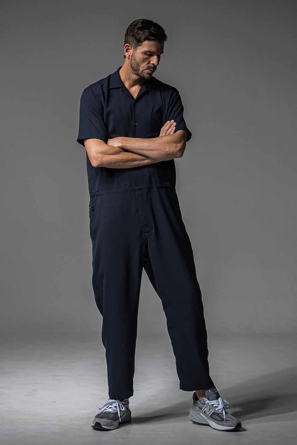 rage twill half all in one / 半袖シャツオールインワン