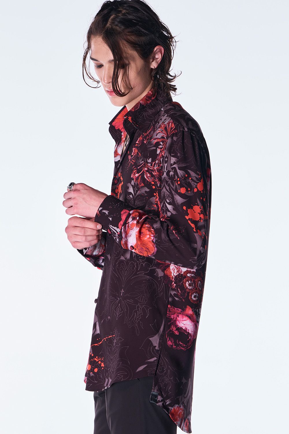 Goth Flora Shirt / ゴス フローラ シャツ